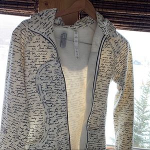 Lulu zipper long sleeve hoodie